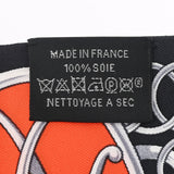 HERMES エルメス ツイリー LIFT PROFILE ブラック/コバルト/バーミリオン レディース シルク100％ スカーフ Aランク 中古 銀蔵