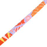 HERMES エルメス ツイリー JEU DE SOIE ヴュローズ/オレンジ/ラベンダー レディース シルク100％ スカーフ ABランク 中古 銀蔵