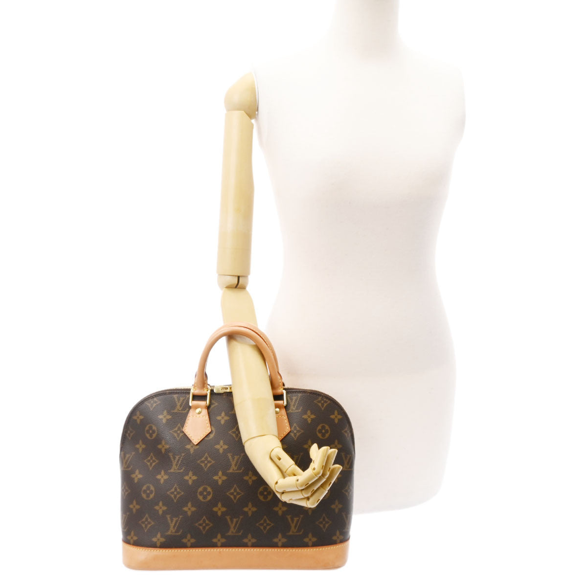 ルイヴィトンアルマ 14145 ブラウン レディース モノグラムキャンバス ハンドバッグ M51130 LOUIS VUITTON 中古 –  銀蔵オンライン