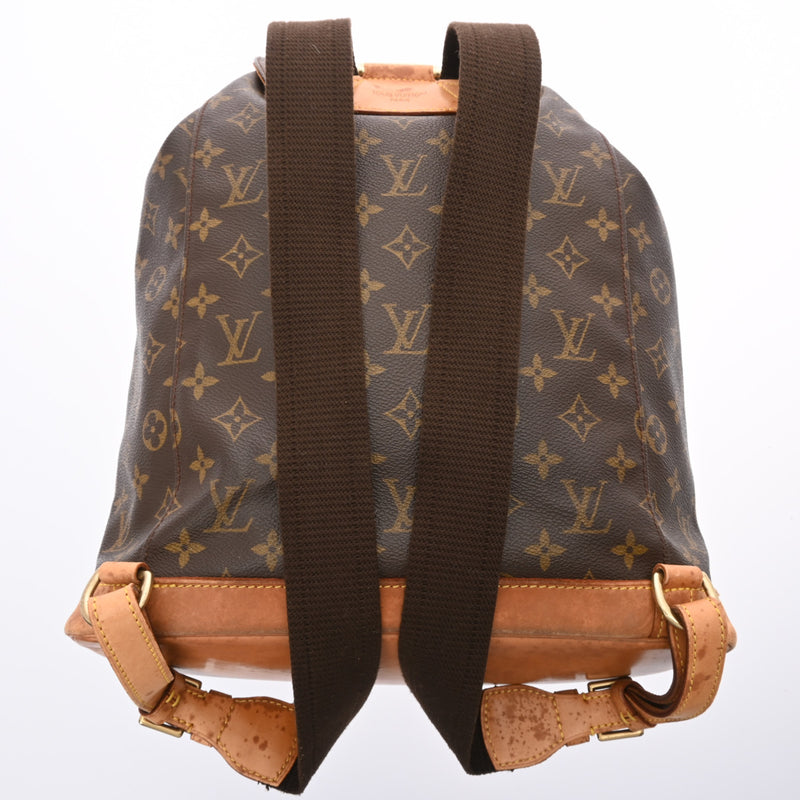 LOUIS VUITTON ルイヴィトン モノグラム モンスリ GM ブラウン M51135 レディース モノグラムキャンバス リュック・デイパック Bランク 中古 銀蔵