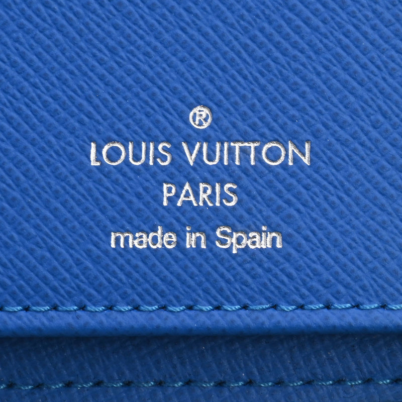 LOUIS VUITTON ルイヴィトン タイガ ジッピーウォレットヴェルティカル ノワール/ブルー M63300 メンズ タイガ 長財布 Aランク 中古 銀蔵