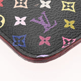 LOUIS VUITTON ルイヴィトン マルチカラー ポシェットクレ ノワール/グルナード M93735 レディース モノグラムマルチカラー コインケース Aランク 中古 銀蔵