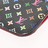 LOUIS VUITTON ルイヴィトン マルチカラー ポシェットクレ ノワール/グルナード M93735 レディース モノグラムマルチカラー コインケース Aランク 中古 銀蔵