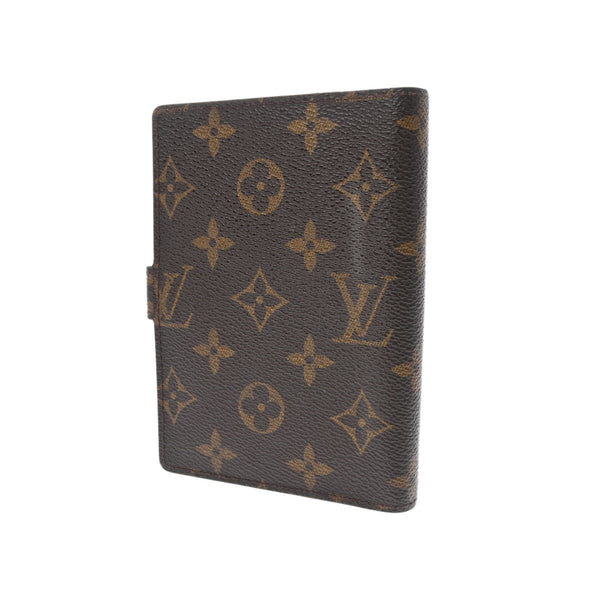 LOUIS VUITTON ルイヴィトン モノグラム アジェンダ PM ブラウン R20005 レディース モノグラムキャンバス 手帳カバー Bランク 中古 銀蔵