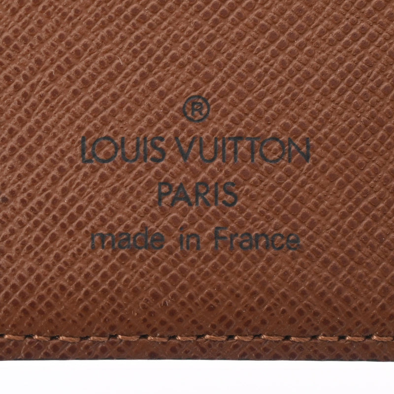 LOUIS VUITTON ルイヴィトン モノグラム アジェンダ PM イニシャル入り ブラウン R20005 レディース モノグラムキャンバス 手帳カバー Aランク 中古 銀蔵