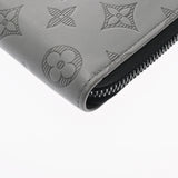 LOUIS VUITTON ルイヴィトン モノグラム シャドウ ジッピーウォレットヴェルティカル グリ M81384 メンズ カーフ 長財布 Bランク 中古 銀蔵