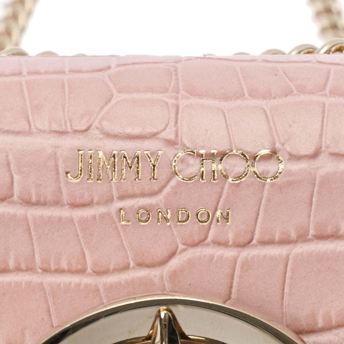 ジミーチュウミニパリス チェーンショルダー ピンク ゴールド金具 レディース ショルダーバッグ JIMMY CHOO 中古 – 銀蔵オンライン