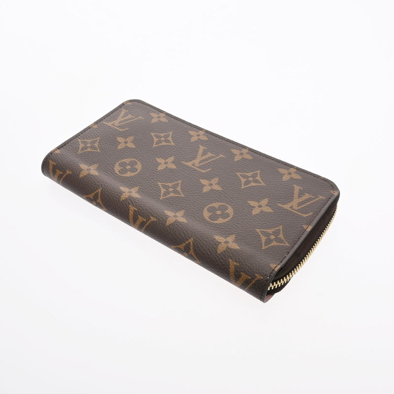 LOUIS VUITTON ルイヴィトン モノグラム ジッピーウォレット ローズバレリーヌ M41894 レディース モノグラムキャンバス 長財布 Aランク 中古 銀蔵