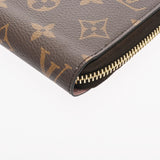 LOUIS VUITTON ルイヴィトン モノグラム ジッピーウォレット ローズバレリーヌ M41894 レディース モノグラムキャンバス 長財布 Aランク 中古 銀蔵