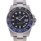 【現金特価】ROLEX ロレックス GMTマスター2 青/黒ベゼル 116710 メンズ SS 腕時計 自動巻き 黒文字盤 Aランク 中古 銀蔵