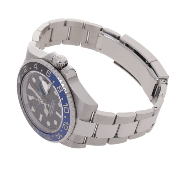 【現金特価】ROLEX ロレックス GMTマスター2 青/黒ベゼル 116710 メンズ SS 腕時計 自動巻き 黒文字盤 Aランク 中古 銀蔵