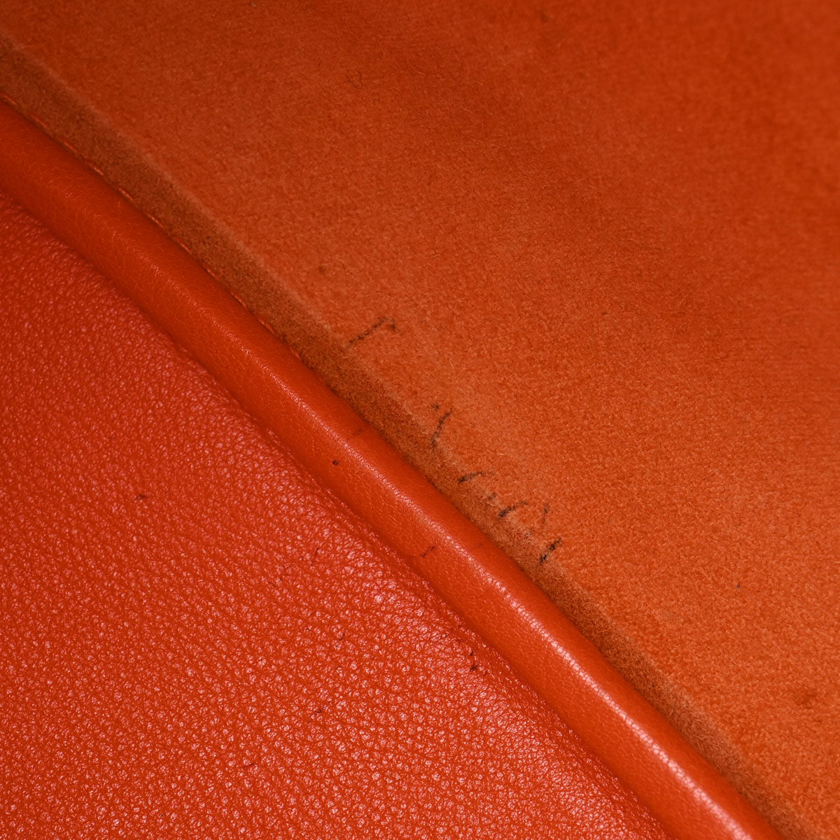 エルメスクリスティーヌ オレンジ パラジウム金具 ○X刻印(1994年頃