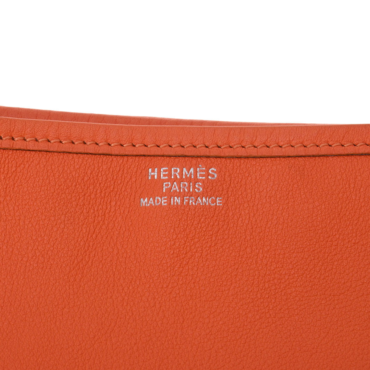 エルメスクリスティーヌ オレンジ パラジウム金具 ○X刻印(1994年頃