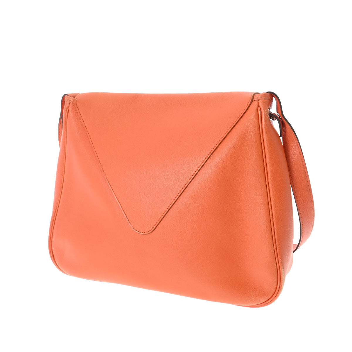 エルメスクリスティーヌ オレンジ パラジウム金具 ○X刻印(1994年頃