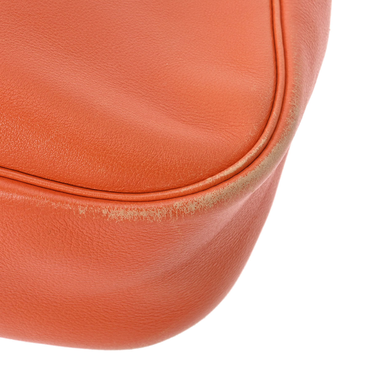 エルメスクリスティーヌ オレンジ パラジウム金具 ○X刻印(1994年頃