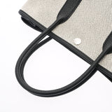 HERMES エルメス ガーデンパーティ TPM 黒/グレー パラジウム金具 Z刻印(2021年頃) レディース ネゴンダ トワルアッシュ ハンドバッグ 未使用 銀蔵