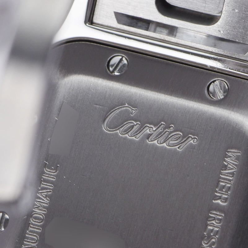 CARTIER カルティエ サントス ガルベSM 20周年記念モデル W20044D6 レディース SS 腕時計 自動巻き シルバー文字盤 Aランク 中古 銀蔵