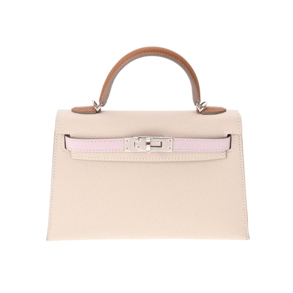 エルメスミニケリー2 クレ/モーヴペール/ゴールド パラジウム