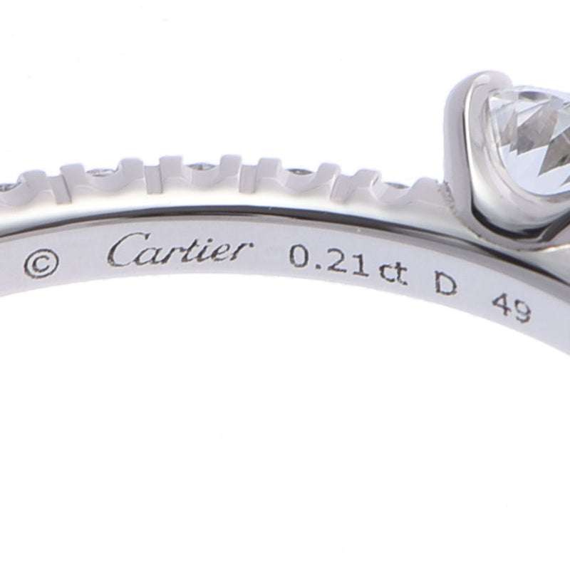 CARTIER カルティエ エタンセルドゥカルティエ 0.21ct #49 9号 レディース Pt950プラチナ リング・指輪 Aランク 中古 銀蔵