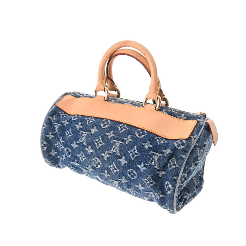 専用☆LOUIS VUITTON モノグラムデニム ネオスピーディバッグ ブルー ...