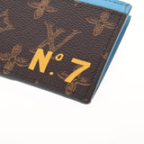 LOUIS VUITTON ルイヴィトン モノグラム コインカードホルダー N°7 ヴァージルアブロー ブラウン/ブルー M81256 メンズ モノグラムキャンバス コインケース ABランク 中古 銀蔵