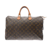 LOUIS VUITTON ルイヴィトン モノグラム スピーディ40 ブラウン M41522 ユニセックス モノグラムキャンバス ハンドバッグ Bランク 中古 銀蔵