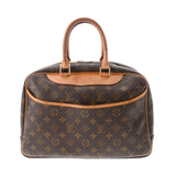 LOUIS VUITTON ルイヴィトン モノグラム ドーヴィル ブラウン M47270 レディース モノグラムキャンバス ハンドバッグ Bランク 中古 銀蔵