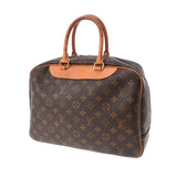 LOUIS VUITTON ルイヴィトン モノグラム ドーヴィル ブラウン M47270 レディース モノグラムキャンバス ハンドバッグ Bランク 中古 銀蔵