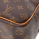 LOUIS VUITTON ルイヴィトン モノグラム ドーヴィル ブラウン M47270 レディース モノグラムキャンバス ハンドバッグ Bランク 中古 銀蔵