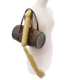 LOUIS VUITTON ルイヴィトン ダミエ パピヨンGM ブラウン N51303 レディース ダミエキャンバス ハンドバッグ ABランク 中古 銀蔵