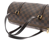 LOUIS VUITTON ルイヴィトン ダミエ パピヨンGM ブラウン N51303 レディース ダミエキャンバス ハンドバッグ ABランク 中古 銀蔵