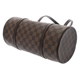 LOUIS VUITTON ルイヴィトン ダミエ パピヨンGM ブラウン N51303 レディース ダミエキャンバス ハンドバッグ ABランク 中古 銀蔵