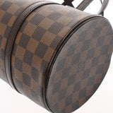 LOUIS VUITTON ルイヴィトン ダミエ パピヨンGM ブラウン N51303 レディース ダミエキャンバス ハンドバッグ ABランク 中古 銀蔵