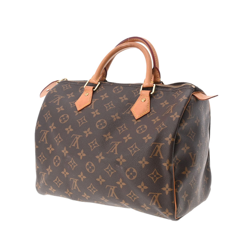 LOUIS VUITTON ルイヴィトン モノグラム スピーディ30 ブラウン M41108 レディース モノグラムキャンバス ハンドバッグ ABランク 中古 銀蔵