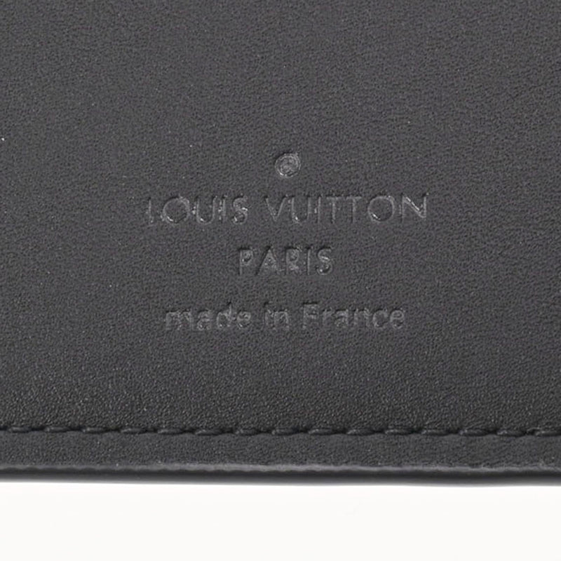 LOUIS VUITTON ルイヴィトン モノグラム シャドウ ポルトフォイユ ミュルティプル ブラック M62901 メンズ グレインカーフレザー 二つ折り財布 Aランク 中古 銀蔵