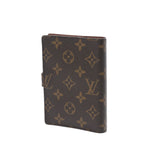 LOUIS VUITTON ルイヴィトン モノグラム アジェンダ PM ブラウン R20005 レディース モノグラムキャンバス 手帳カバー Aランク 中古 銀蔵