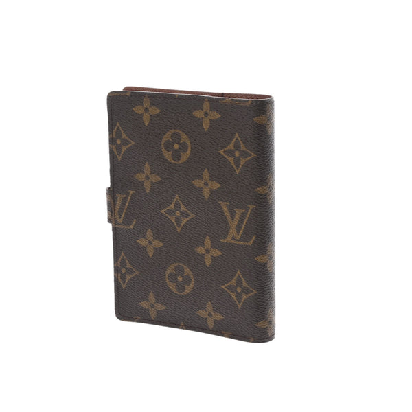 LOUIS VUITTON ルイヴィトン モノグラム アジェンダ PM ブラウン R20005 レディース モノグラムキャンバス 手帳カバー Aランク 中古 銀蔵