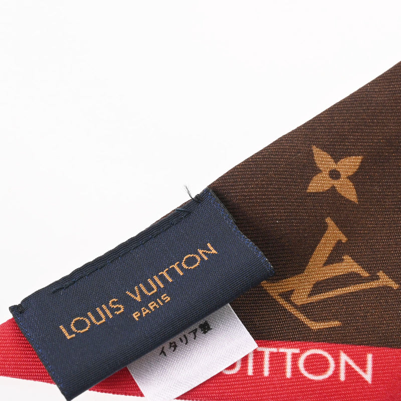 LOUIS VUITTON ルイヴィトン バンドーBB  ベージュ M77325 レディース シルク100％ スカーフ Aランク 中古 銀蔵