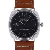 OFFICINE PANERAI オフィチーネパネライ ラジオミール 裏スケ PAM00183 メンズ SS/革 腕時計 手巻き 黒文字盤 Aランク 中古 銀蔵