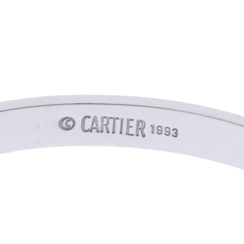CARTIER カルティエ ラブブレスレット #16 レディース K18ホワイトゴールド ブレスレット Aランク 中古 銀蔵