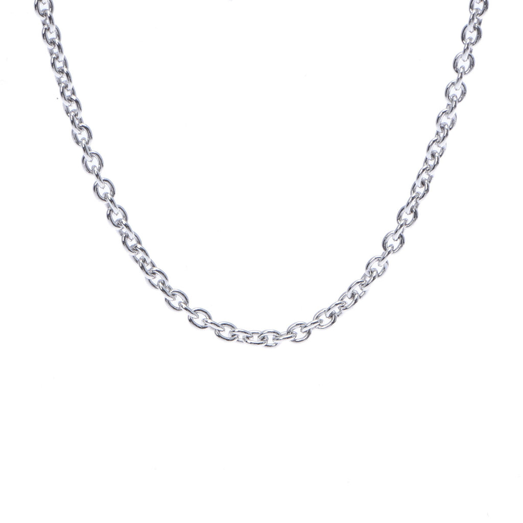 ブルガリスリーボール チェーン ネックレス レディース K18ホワイト