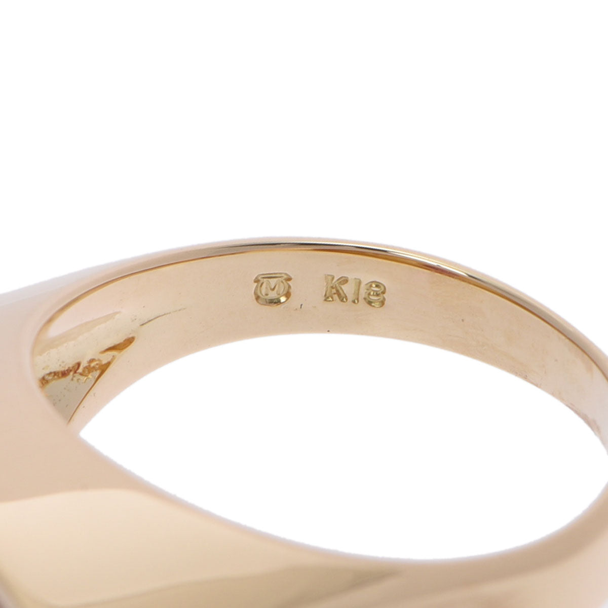 楽天市場】k18 リング 指輪 k18 18金 甲丸リング 5mm レディース