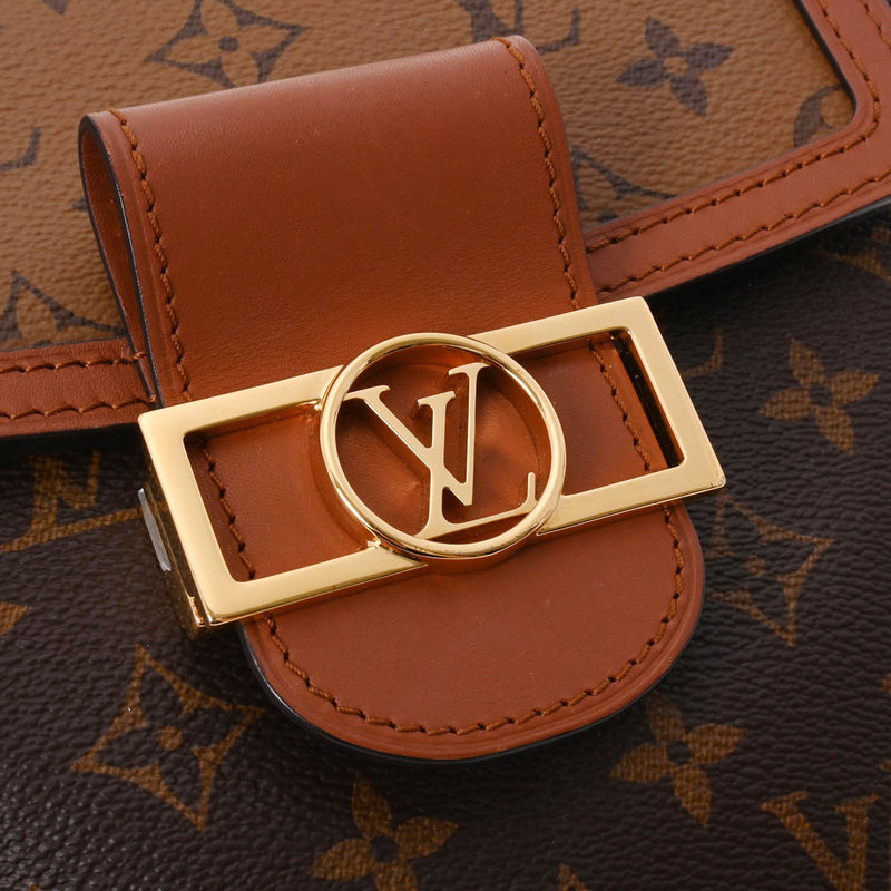 LOUIS VUITTON ルイヴィトン モノグラム リバース ドーフィーヌ バックパック M45142 レディース モノグラムリバース キャンバス リュック・デイパック Aランク 中古 銀蔵