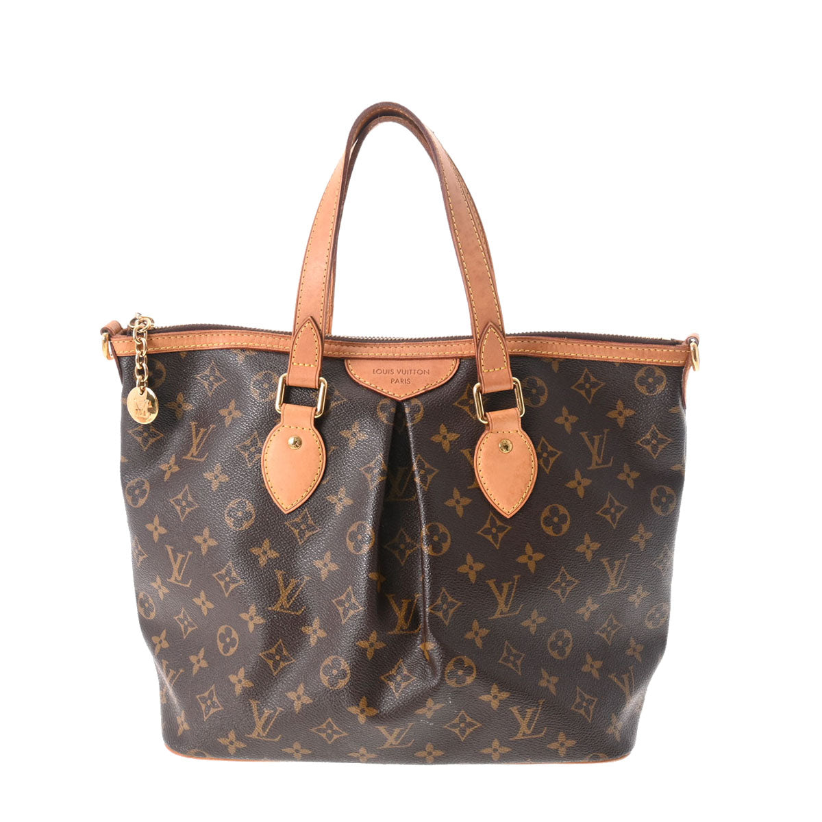 LOUIS VUITTON ルイヴィトン モノグラム パレルモ PM ブラウン M40145 ユニセックス モノグラムキャンバス 2WAYバッグ  Bランク 中古 - Glamourland