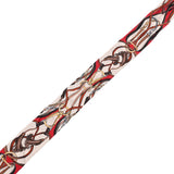 LOUIS VUITTON ルイヴィトン バンドートリビュートトゥー レッド/ベージュ M76888 レディース シルク100％ スカーフ ABランク 中古 銀蔵