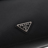PRADA プラダ セカンドバッグ ブラック VR0052 メンズ サフィアーノ クラッチバッグ ABランク 中古 銀蔵