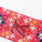 LOUIS VUITTON ルイヴィトン バンドーBB フラワーズ フォエバー ピンク/レッド M77684 レディース シルク100％ スカーフ ABランク 中古 銀蔵