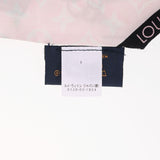 LOUIS VUITTON ルイヴィトン バンドーBB ライジング コンフィデンシャル ブラック/ピンク M76351 レディース シルク100％ スカーフ Bランク 中古 銀蔵