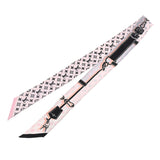 LOUIS VUITTON ルイヴィトン バンドーBB ライジング コンフィデンシャル ブラック/ピンク M76351 レディース シルク100％ スカーフ Bランク 中古 銀蔵