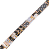 LOUIS VUITTON ルイヴィトン バンドー BB レッツ ゴー 黒/白 M76442 レディース シルク100% スカーフ Aランク 中古 銀蔵